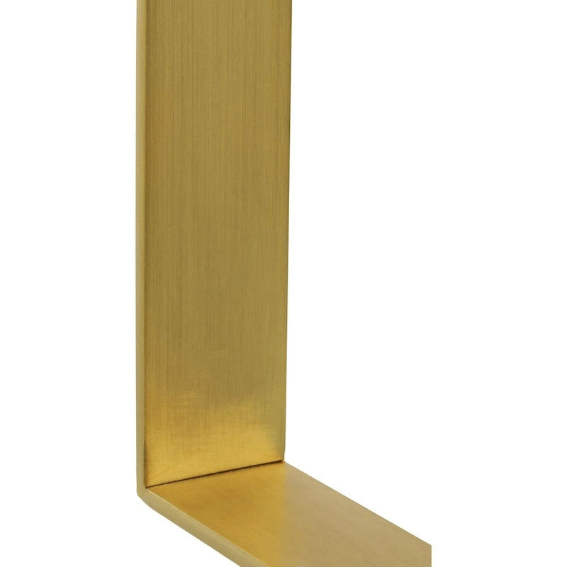Vertex Collection One-Light Brushed Gold Etched White Contemporary Foyer Light - 12 in x 12 in x 22.5 in