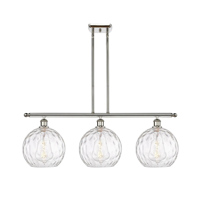 Innovations Lighting Athens Water Glass 3 Light 37  Stem Hung Island Light