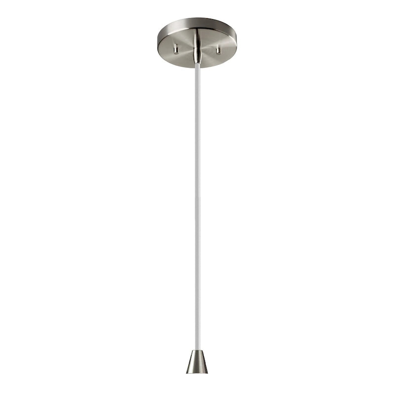 Justice Design Group Ceramic Discus Pendant - Bisque