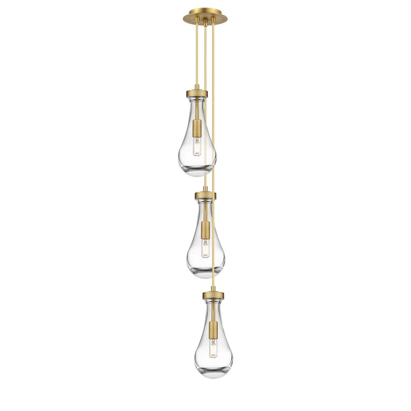 Innovations Lighting Malone - 6 Light 6  Cord Hung Multi Pendant - 6  Canopy