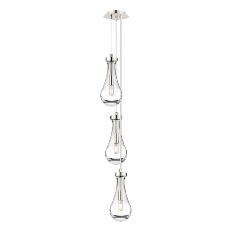 Innovations Lighting Malone - 6 Light 6  Cord Hung Multi Pendant - 6  Canopy