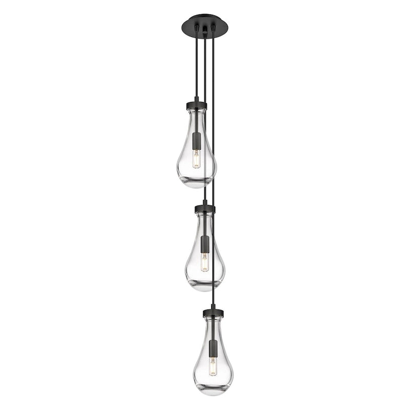 Innovations Lighting Malone - 6 Light 6  Cord Hung Multi Pendant - 6  Canopy