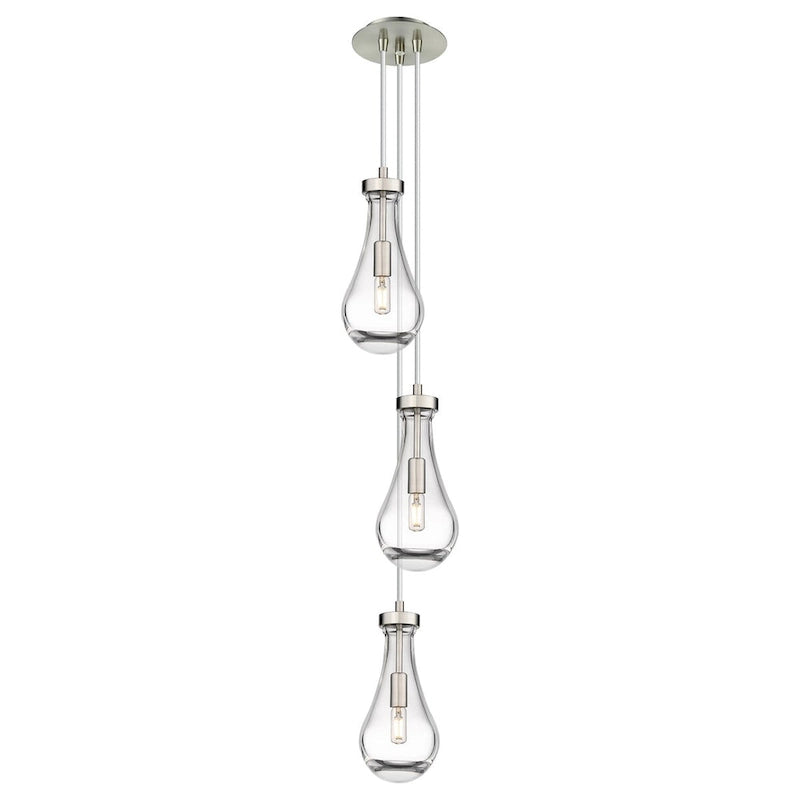 Innovations Lighting Malone - 6 Light 6  Cord Hung Multi Pendant - 6  Canopy