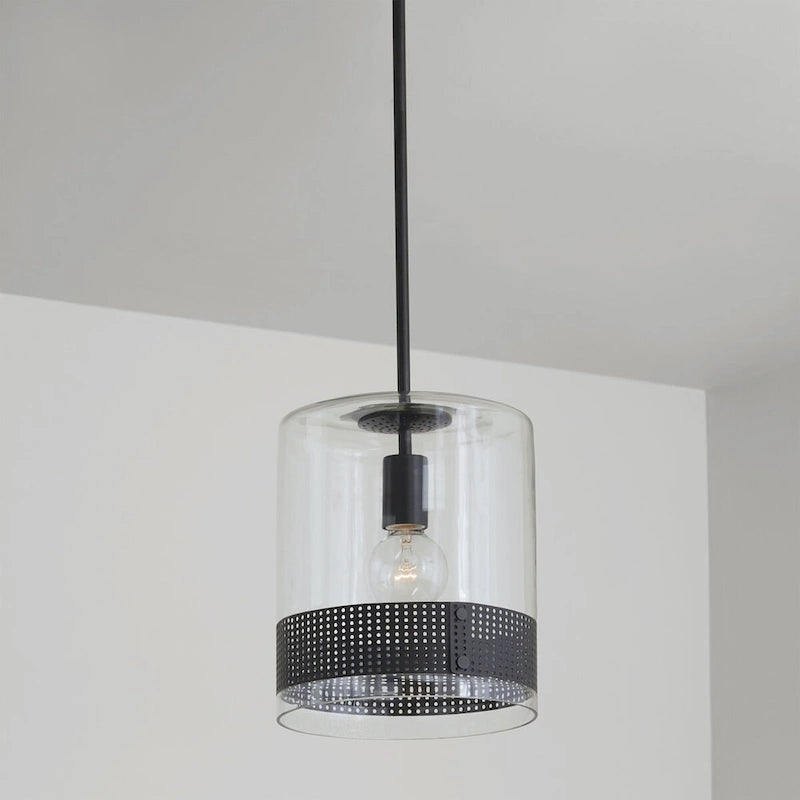 Marion 1-light Hanging Pendant w/ Clear Glass