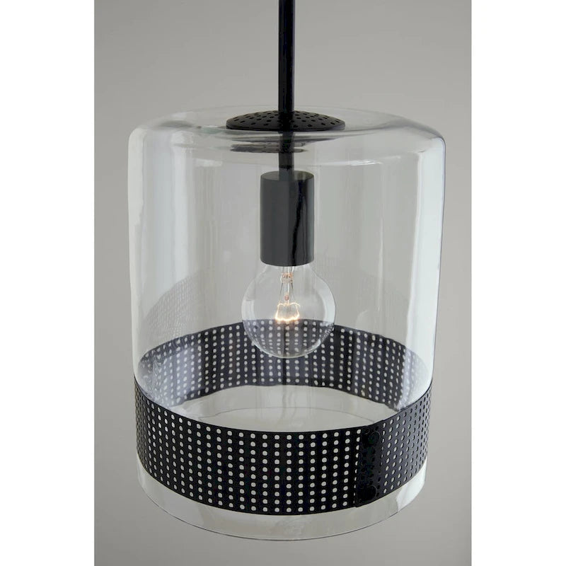 Marion 1-light Hanging Pendant w/ Clear Glass