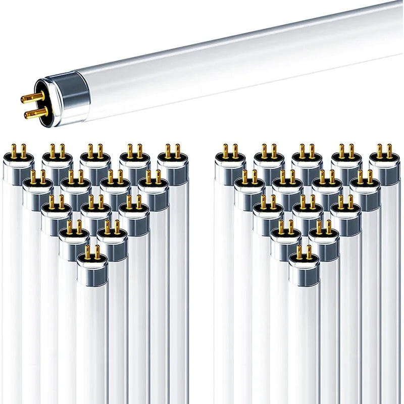 Luxrite (30 Pack) F54T5/841/HO 54W 46 Inch T5 Fluorescent Tube 4100K Cool White 4200 Lumens G5 Mini Bi-Pin Base
