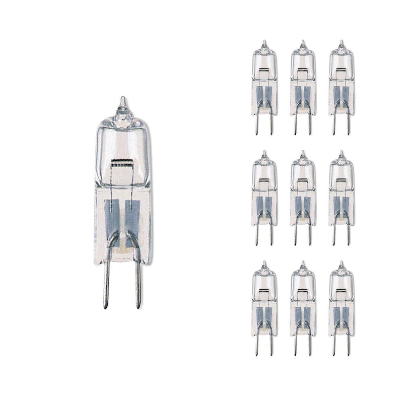 Bulbrite Pack of (10) Dimmable Clear T3 Bi-Pin Halogen Mini