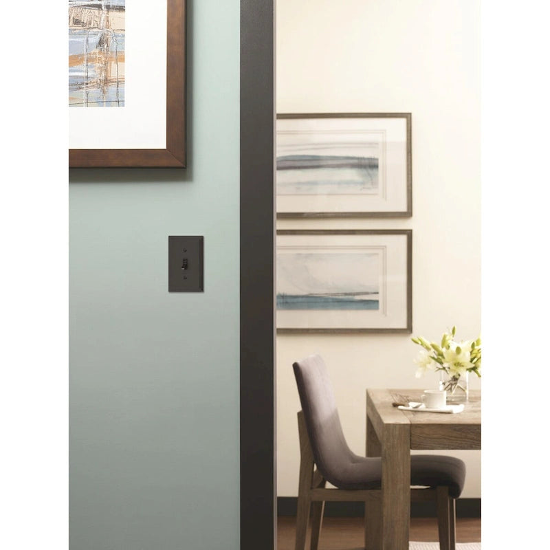 Mulholland 1 Toggle Black Bronze Wall Plate - 1 Toggle