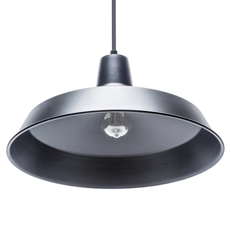 Barnyard 1-Light Matte Back Plug-In Pendant