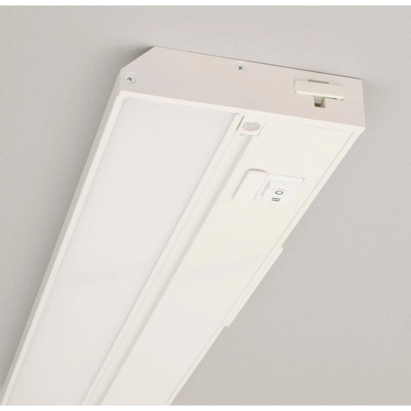 Noble Pro 9-inch White LED Under Cabinet, White Polycarbonate Shade