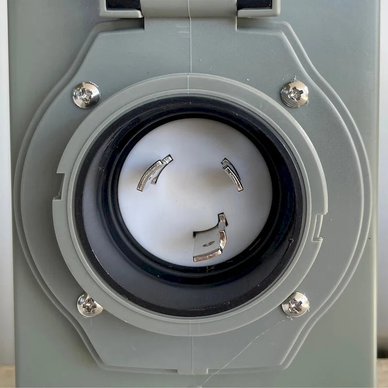 30 Amp Generator Power Inlet Box - 4.25Lx3.25Wx6.25H