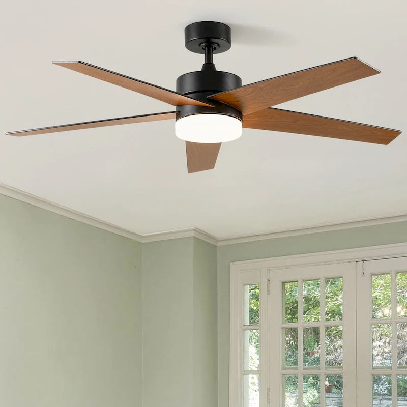 Ventilateur de plafond 52 avec éclairage et télécommande, ventilateur de plafond à 5 pales avec lumière à intensité variable - 53